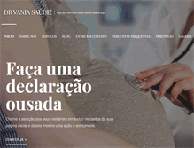 Tablet Screenshot of drvaniasaude.com